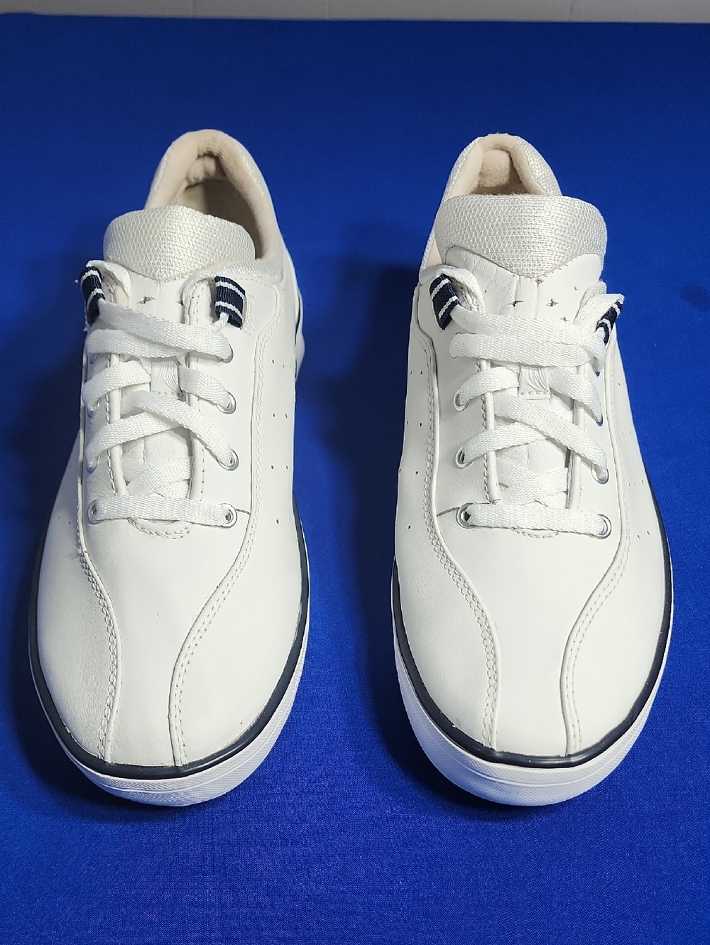 Keds Women's White Sneakers with Navy Trim